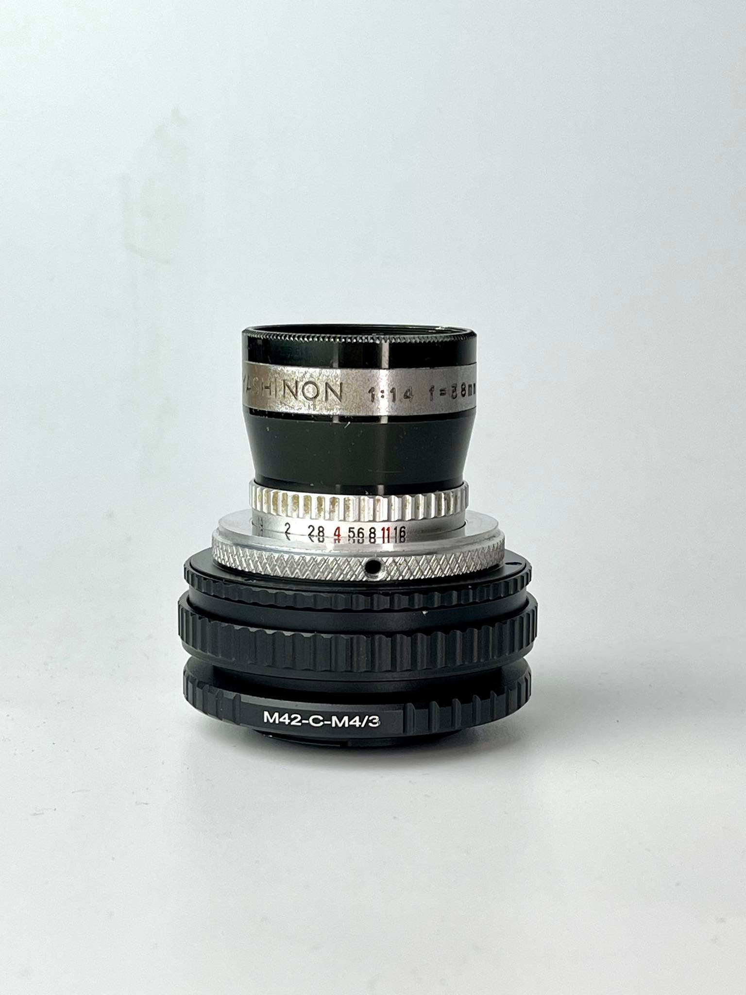 YASHICA CINE YAHINON 38MM.F1.4 MODIFIED M4/3 MOUNT