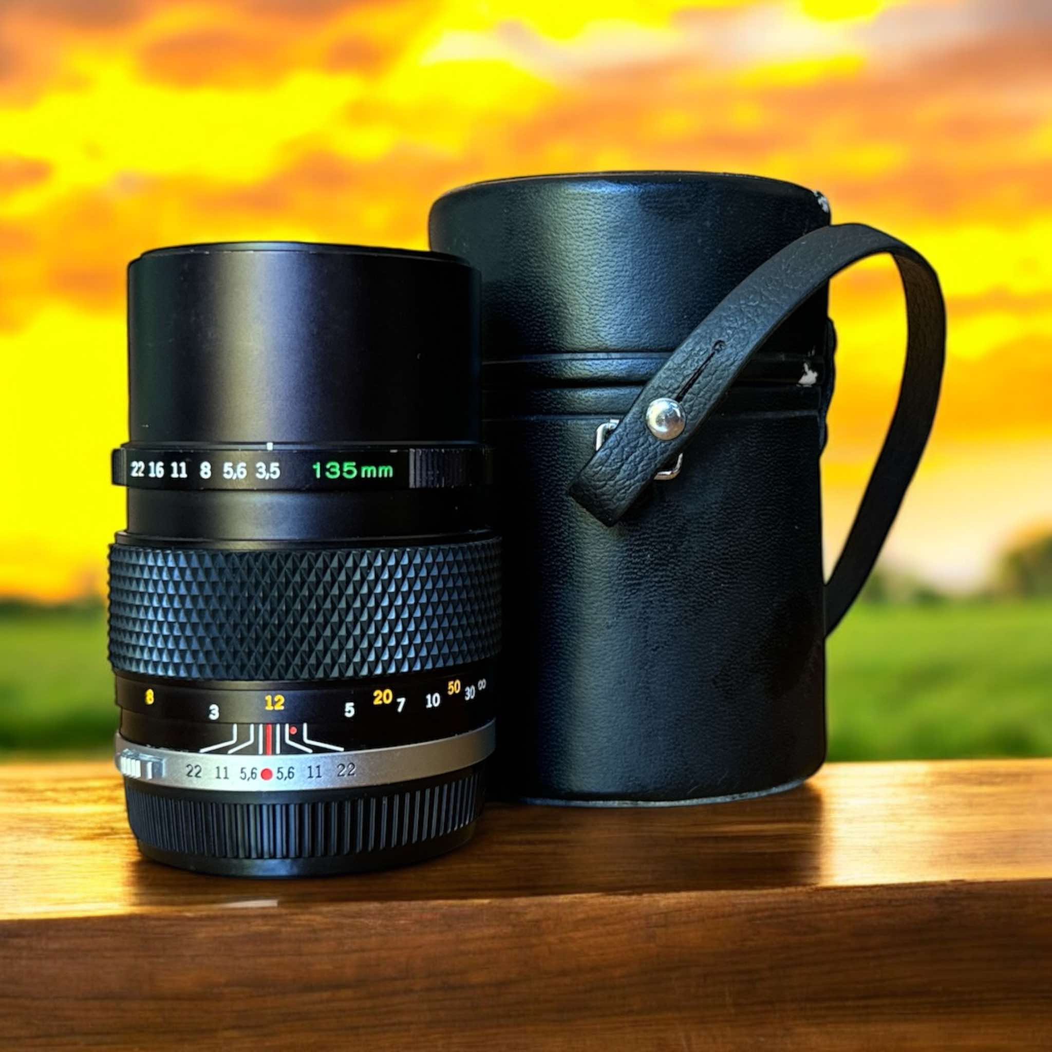 OLYMPUS OM-SYSTEM E.ZUIKO AUTO T.135MM.F3.5 OM MOUNT