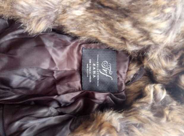 Zara เสื้อโค้ทเฟอร์ โค้ทขนสัตว์ แบรนด์เนม ZARA สีน้ำตาล ขนนุ่ม งานสวย พรีเมี่ยมมากเลยคะ งานช็อปแท้100% คะ SIe S/M/L น้ำตาล