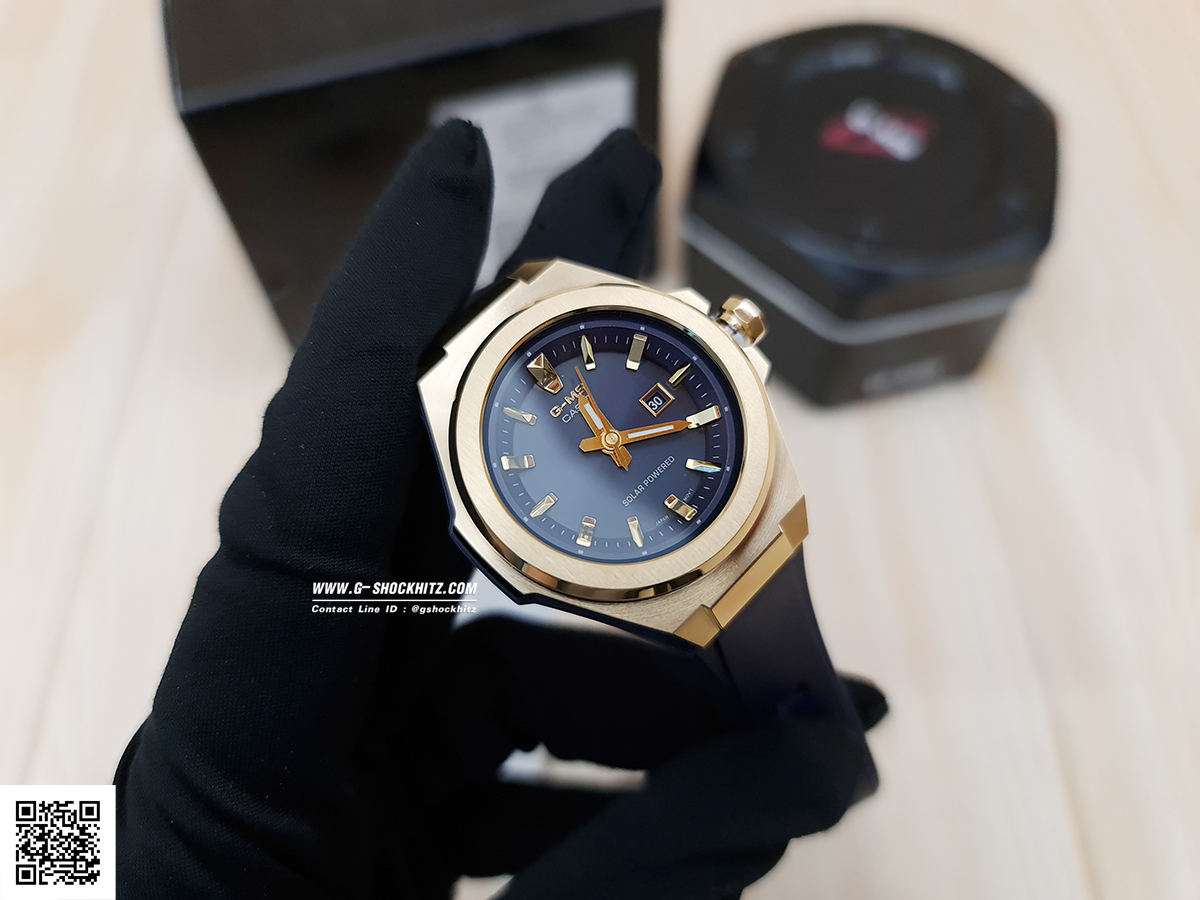 CASIO G-MS นาฬิกาข้อมือ นาฬิกากันน้ำ นาฬิกาของแท้ ประกันศูนย์ CMG 1 ปี รุ่น MSG-S500G-2A นาฬิกาสีน้ำเงิน