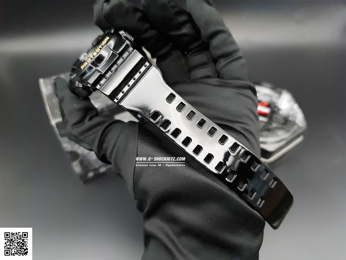 CASIO G-SHOCK นาฬิกาข้อมือ นาฬิกากันน้ำ นาฬิกาของแท้ ประกันศูนย์ CMG 1 ปี รุ่น GA-110GB-1A นาฬิกาสีดำ