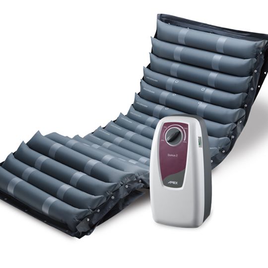 รุ่นใหม่ล่าสุด ที่นอนลมกันแผลกดทับแบบลอน ยี่ห้อ Apex รุ่น Domus 2 (มีลอนระบายอากาศ) ผลิตภัณฑ์ประเทศไต้หวัน รับประกัน 2 ปี *สอบถามรายละเอียดเพิ่มเติมได้ค่ะ ยินดีแนะนำ**