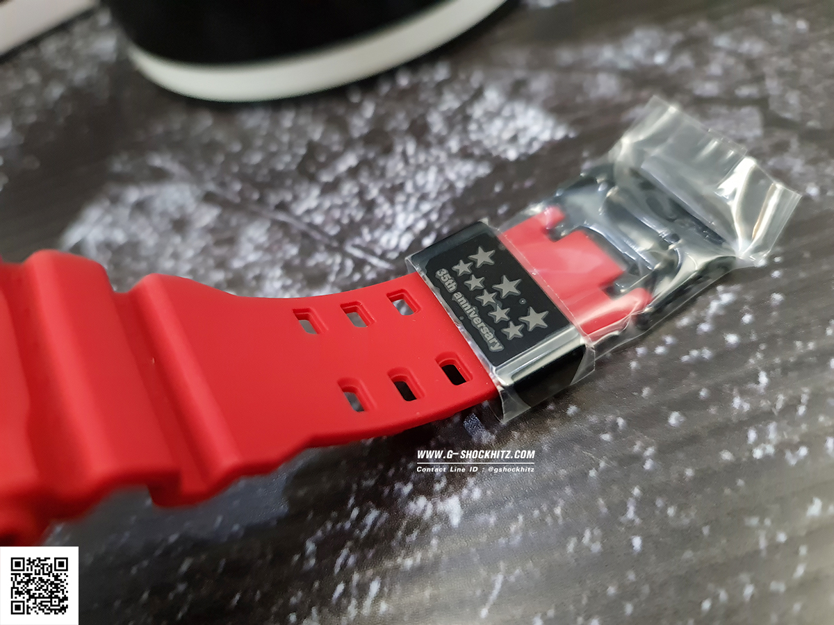 CASIO MID YEAR SALE G-SHOCK พร้อมส่ง นาฬิกาข้อมือ นาฬิกากันน้ำ นาฬิกาของแท้ ประกันศูนย์ CMG 1 ปี รุ่น GA-735C-4A นาฬิกาสีแดง