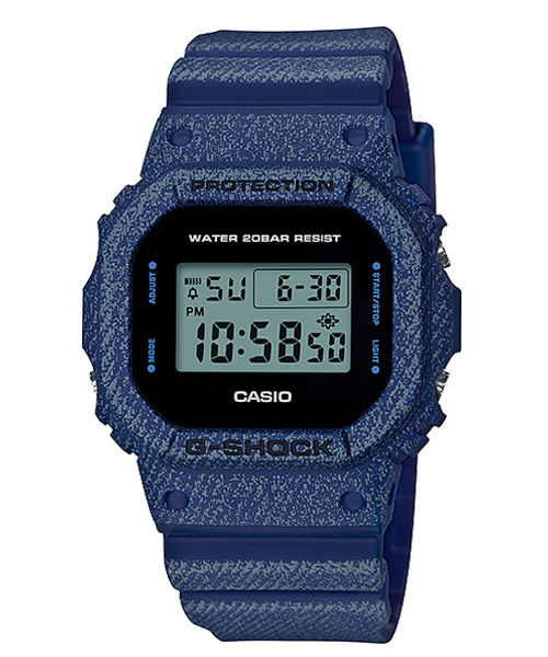 CASIO MID YEAR SALE G-SHOCK พร้อมส่ง นาฬิกาข้อมือ นาฬิกากันน้ำ นาฬิกาของแท้ ประกันศูนย์ CMG 1 ปี รุ่น DW-5600DE-2D นาฬิกาสีน้ำเงิน