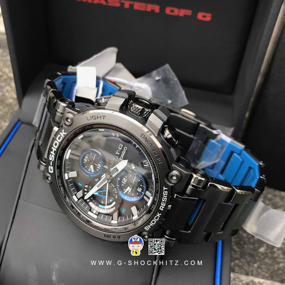 CASIO G-SHOCK นาฬิกาข้อมือ นาฬิกากันน้ำ นาฬิกาของแท้ ประกันศูนย์ CMG 1 ปี รุ่น MTG-B1000BD-1A นาฬิกาสีดำ