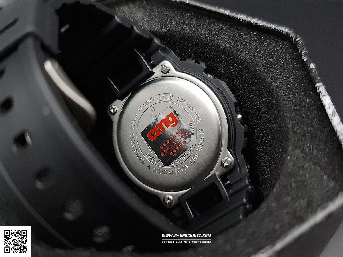 CASIO MID YEAR SALE G-SHOCK นาฬิกาข้อมือ นาฬิกากันน้ำ นาฬิกาของแท้ ประกันศูนย์ CMG 1 ปี รุ่น DW-5600UBB-1D นาฬิกาสีดำ