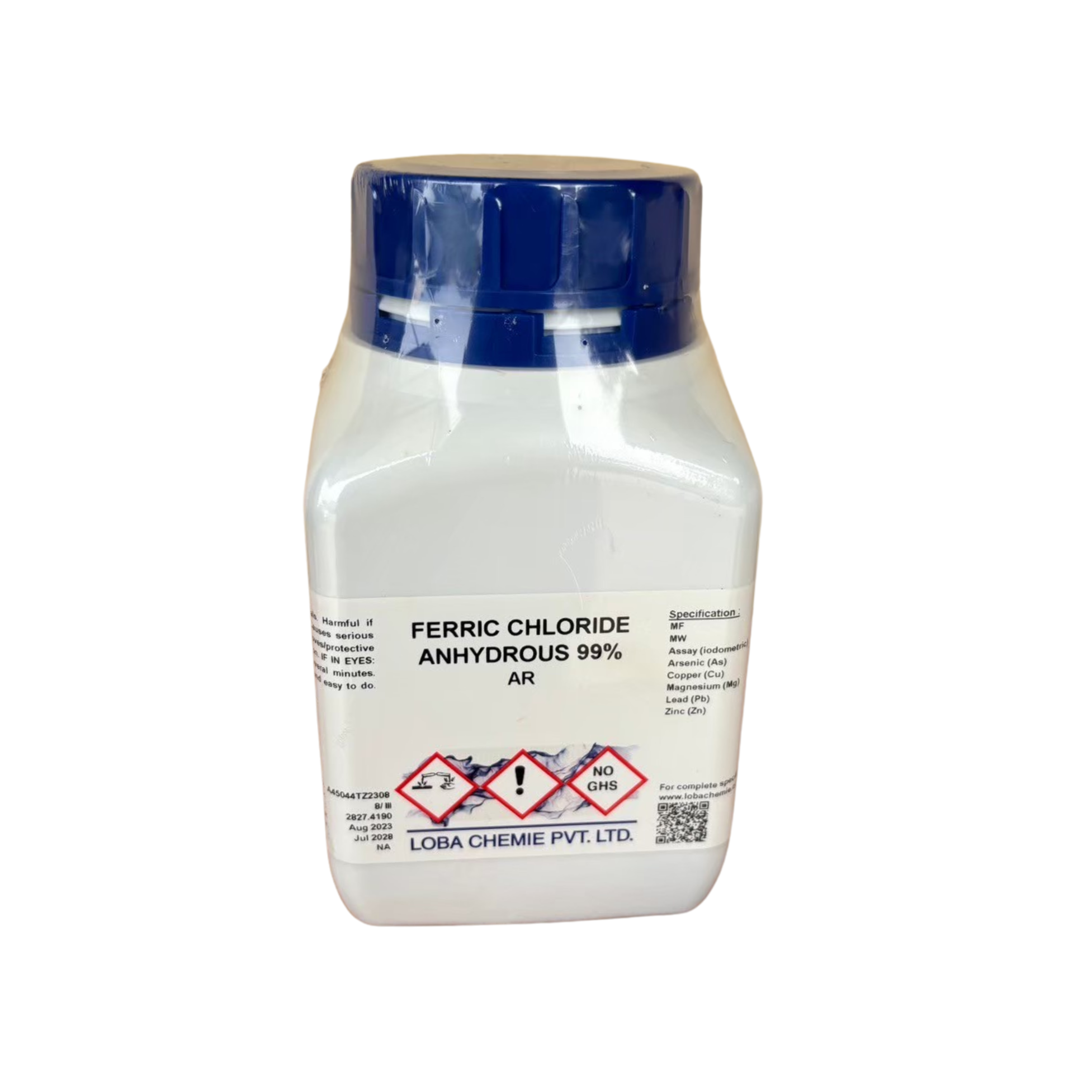 Ferric Chloride Anhydrous 99%, AR 500 g. Loba Chemie™