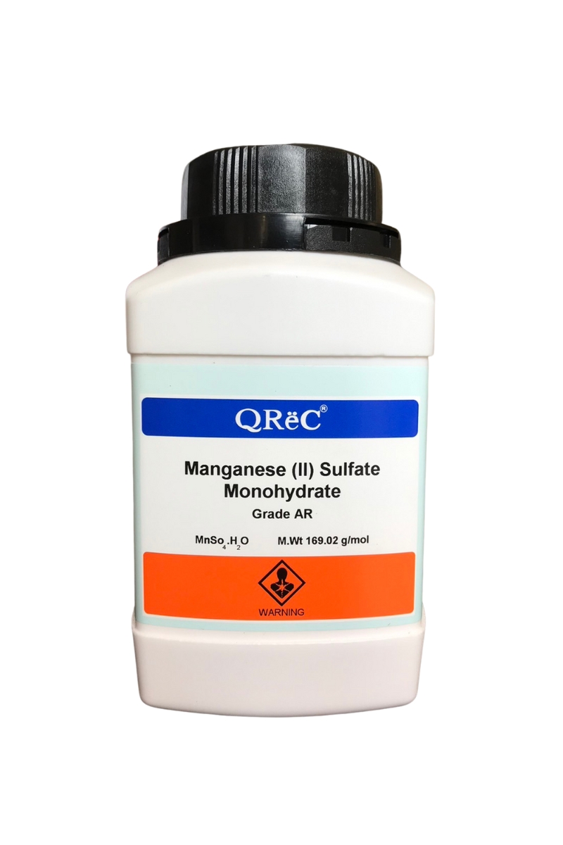 Manganese (II) Sulfate Monohydrate, AR 500 g. QReC™