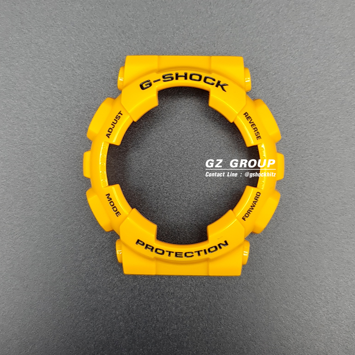 CASIO GENUINE FACTORY CASIO REPLACEMENT อะไหล่นาฬิกา G-SHOCK พร้อมส่ง รุ่น GA-100A-9 กรอบสายสีเหลือง