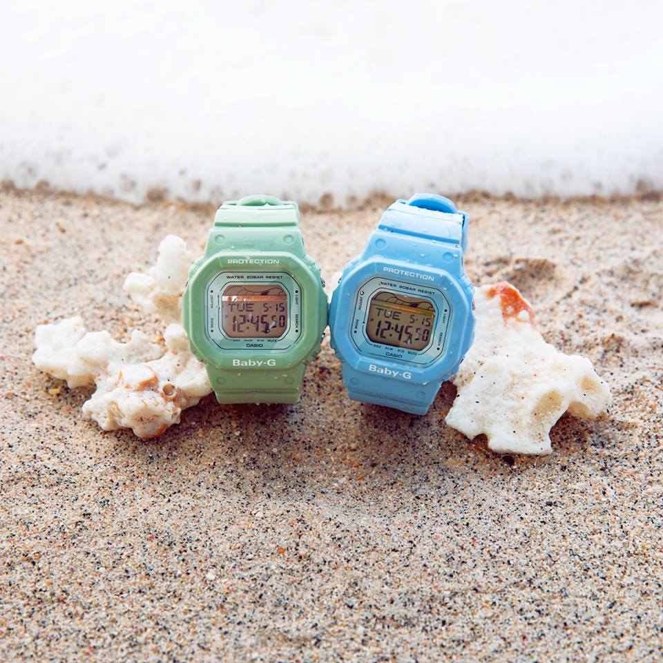CASIO BABY-G นาฬิกาข้อมือ นาฬิกากันน้ำ นาฬิกาของแท้ ประกันศูนย์ CMG 1 ปี รุ่น BLX-560-2D นาฬิกาสีฟ้า
