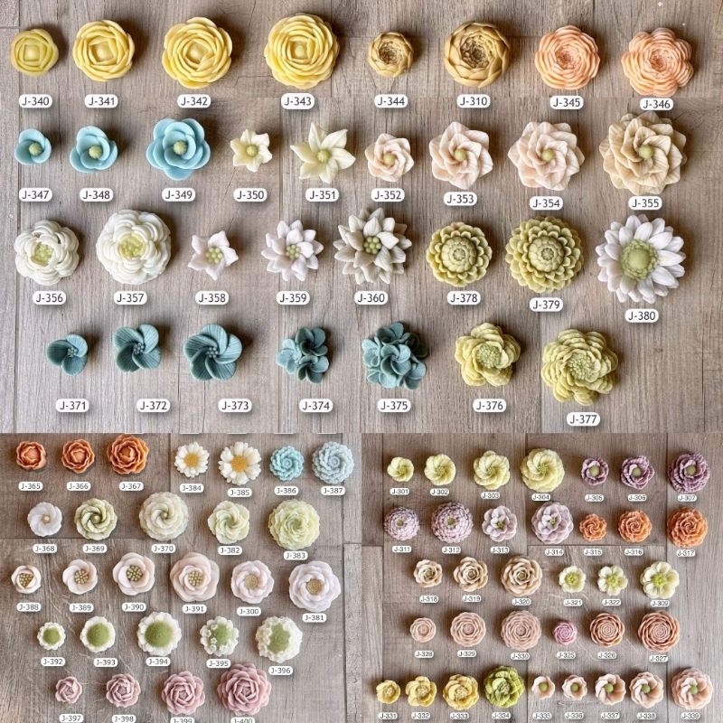 แม่พิมพ์ซิลิโคน ลายดอกไม้ 3D มาใหม่ สวยทุกแบบ