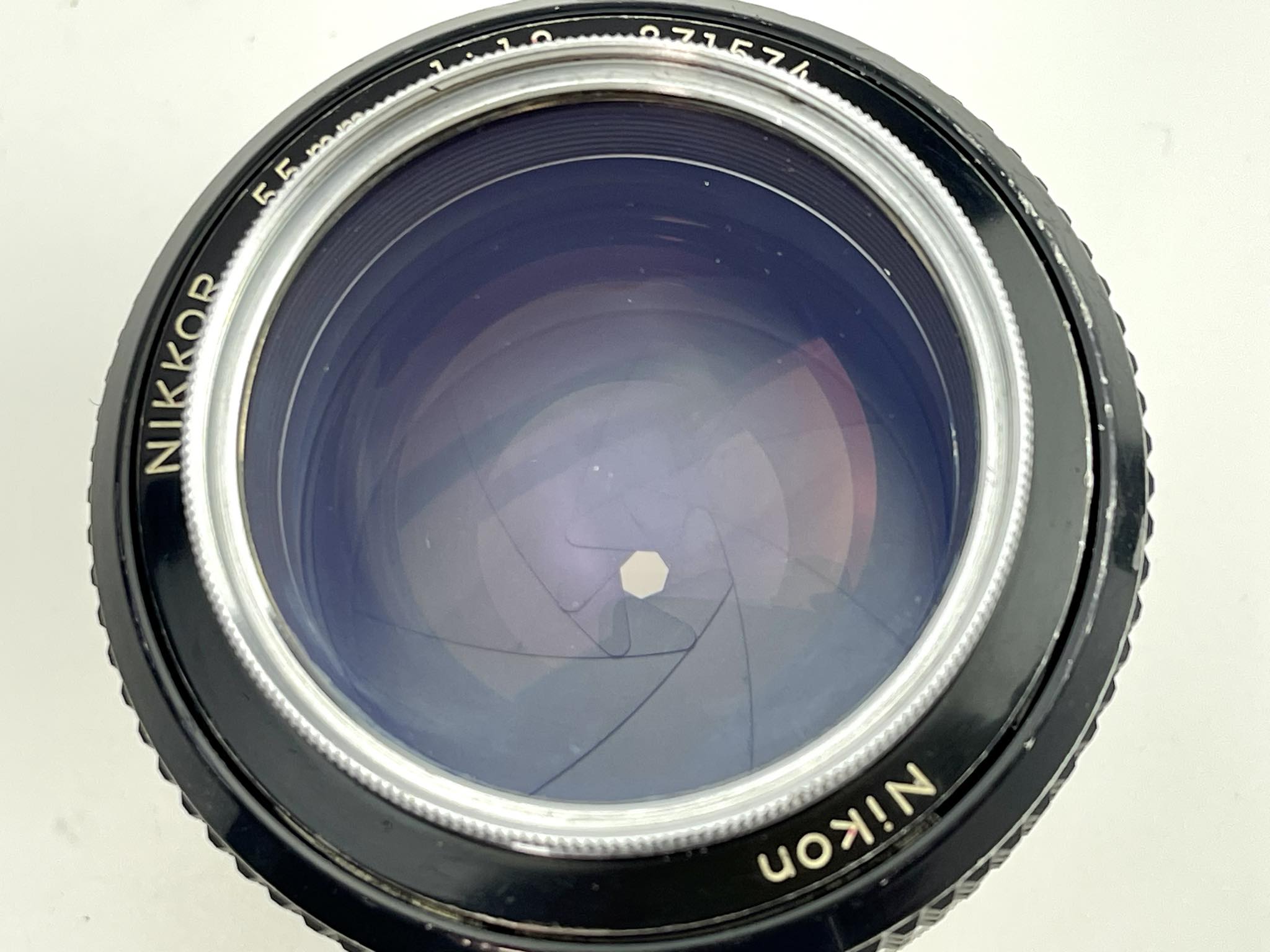 NIKON NIKKOR 55MM.F1.2 NIKON NON AI MOUNT (บากท้ายแล้ว)