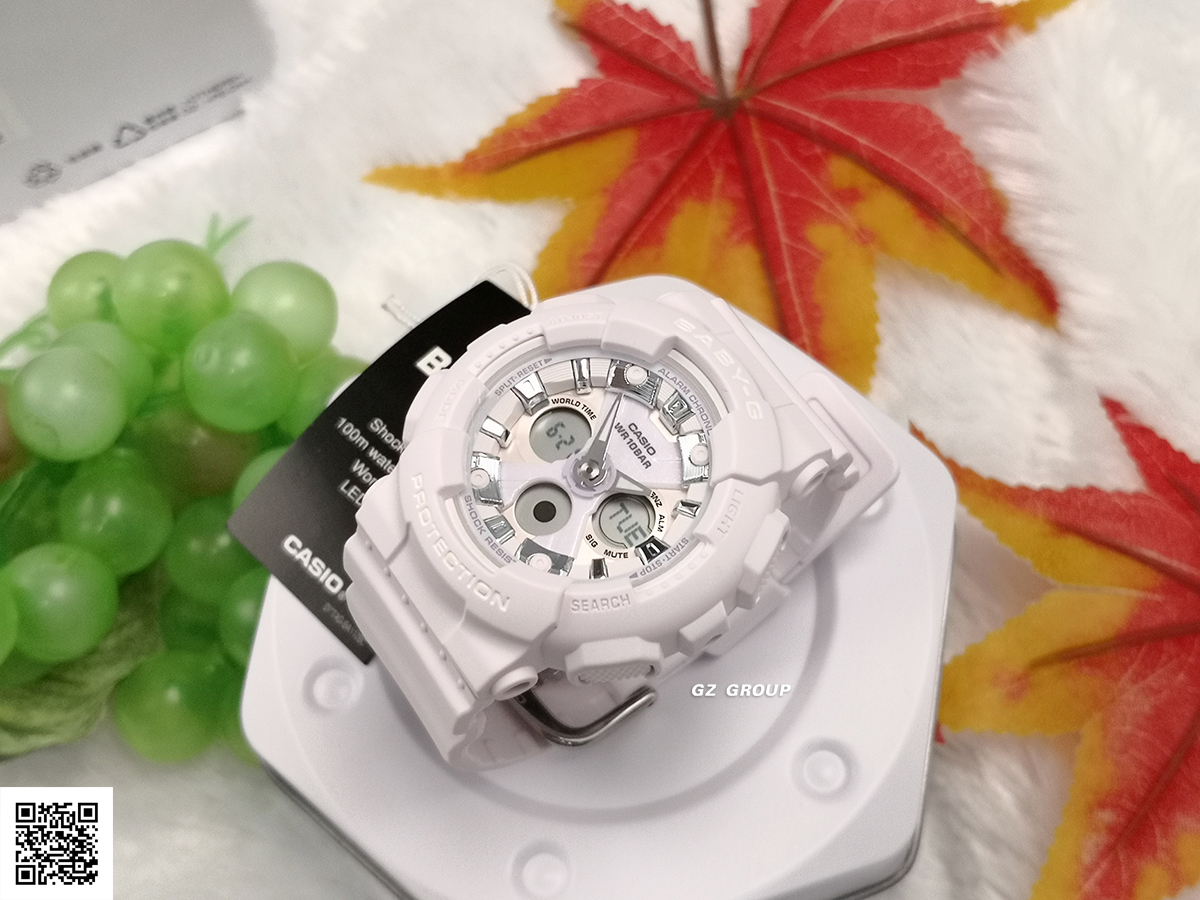 CASIO BABY-G นาฬิกาข้อมือ นาฬิกากันน้ำ นาฬิกาของแท้ ประกันศูนย์ CMG 1 ปี รุ่น BA-130WP-6A นาฬิกาสีม่วง