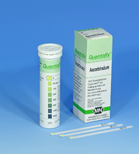 QUANTOFIX® Ascorbic acid test strips 91314 กระดาษทดสอบกรดแอสคอร์บิก/วิตามินซี