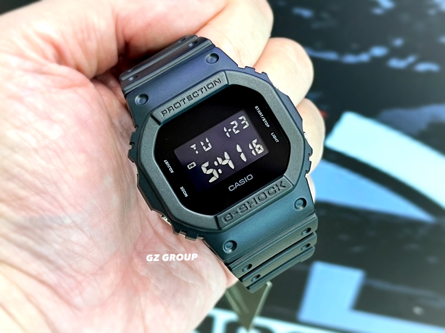 CASIO MID YEAR SALE G-SHOCK นาฬิกาข้อมือ นาฬิกากันน้ำ นาฬิกาของแท้ ประกันศูนย์ CMG 1 ปี รุ่น DW-5600UBB-1D นาฬิกาสีดำ