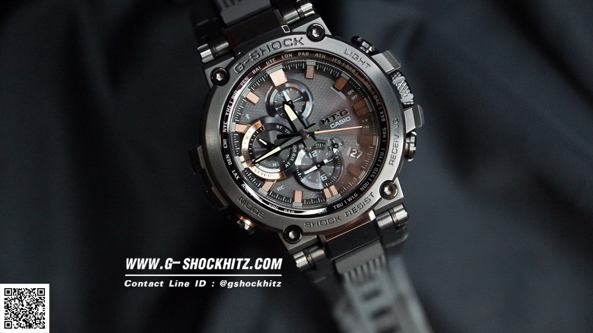 CASIO G-SHOCK นาฬิกาข้อมือ นาฬิกากันน้ำ นาฬิกาของแท้ ประกันศูนย์ CMG 1 ปี รุ่น MTG-B1000TJ-1A นาฬิกาสีดำ