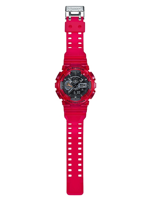 CASIO G-SHOCK นาฬิกา CASIO G-SHOCK รุ่น GA-110CR-4A ของแท้ประกันศูนย์ CMG 1ปี GA-110CR-4A นาฬิกาสีแดง