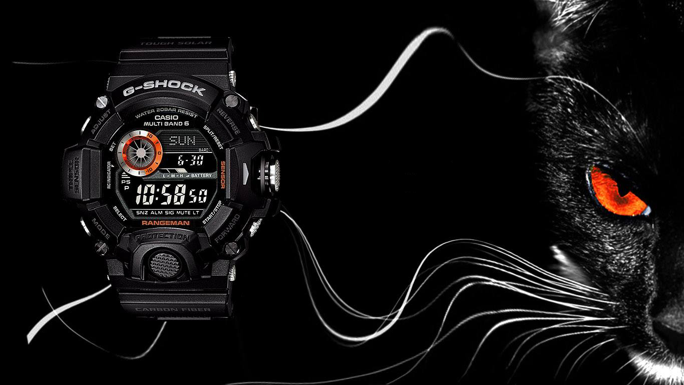 CASIO G-SHOCK นาฬิกาข้อมือ นาฬิกากันน้ำ นาฬิกาของแท้ ประกันศูนย์ CMG 1 ปี รุ่น GW-9400BJ-1J นาฬิกาสีดำ