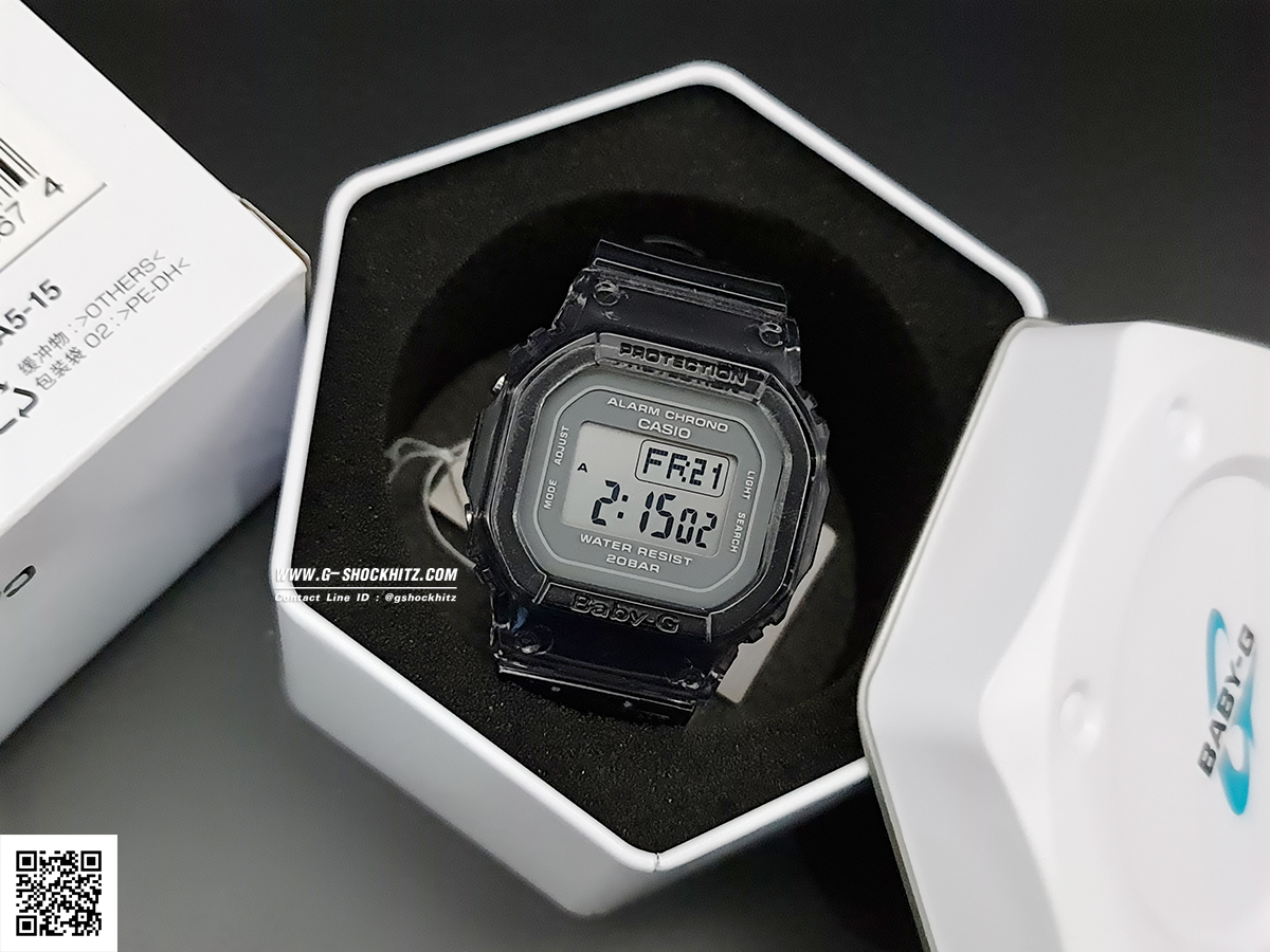 CASIO BABY-G นาฬิกาข้อมือ นาฬิกากันน้ำ นาฬิกาของแท้ ประกันศูนย์ CMG 1 ปี รุ่น BGD-560S-8 นาฬิกาสีดำ