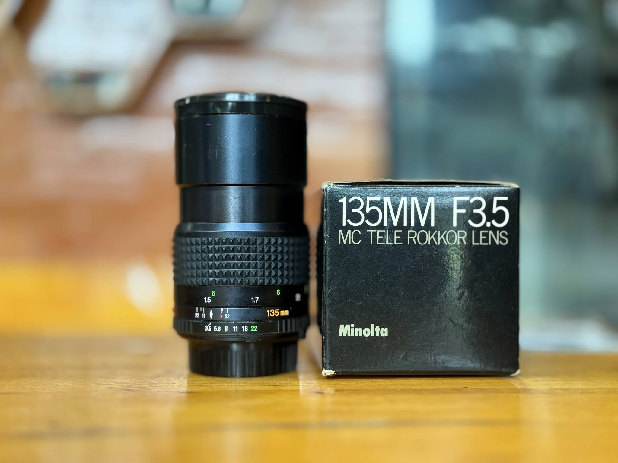 MINOLTA MD TELE ROKKOR 135MM.F3.5 MD MOUNT