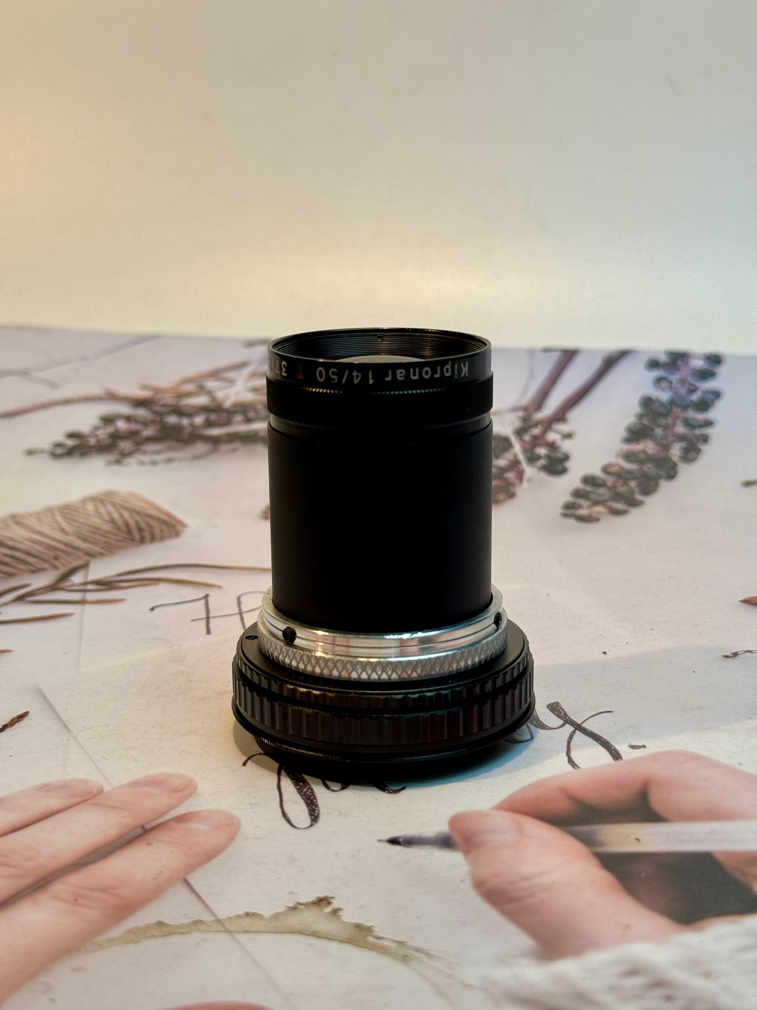 CARL ZEISS JENA KIPRONAR 50MM.F1.4 T PROJECTION LENS MODIFILED SONY E MOUNT