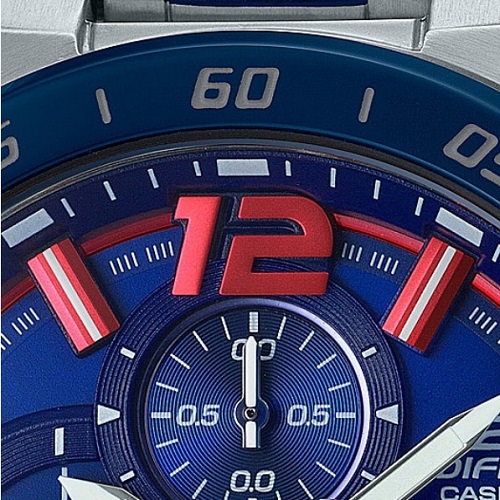 CASIO EDIFICE นาฬิกาข้อมือ นาฬิกากันน้ำ นาฬิกาของแท้ ประกันศูนย์ CMG 1 ปี รุ่น EFR-564TR-2A นาฬิกาสีน้ำเงิน