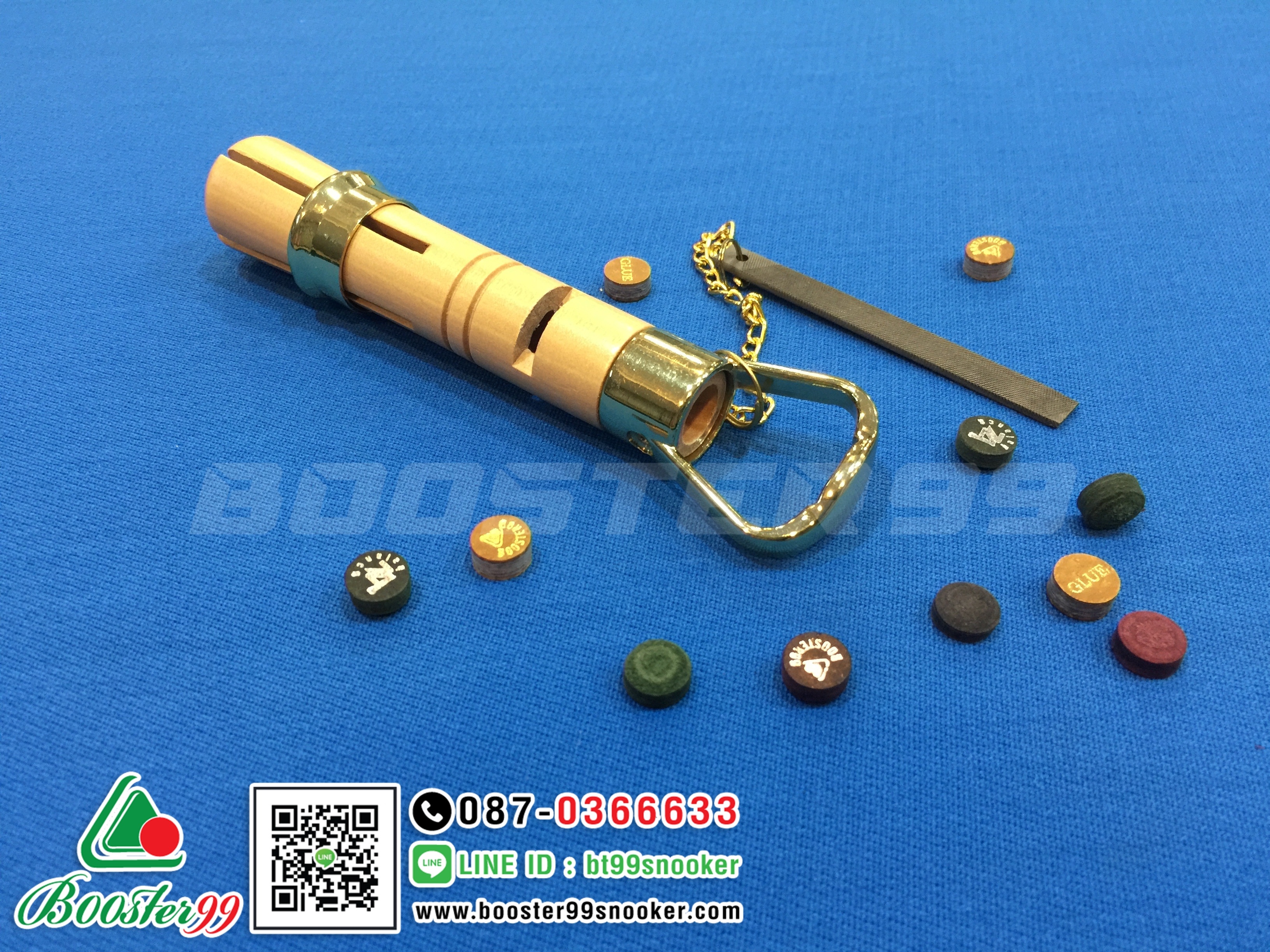 [EA01] ที่ยึดติดหัวคิว แบบไม้