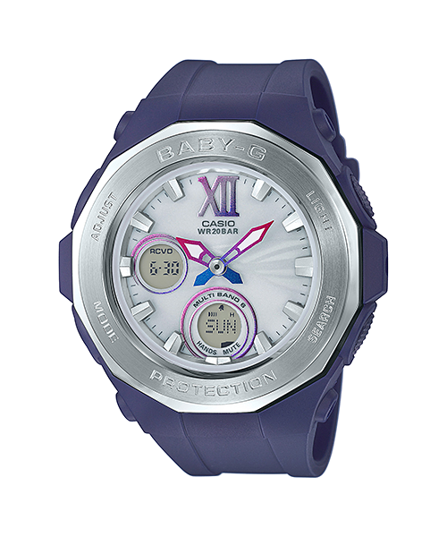 CASIO BABY-G นาฬิกาข้อมือ นาฬิกากันน้ำ นาฬิกาของแท้ ประกันศูนย์ CMG 1 ปี รุ่น BGA-2200G-2B นาฬิกาสีกรม