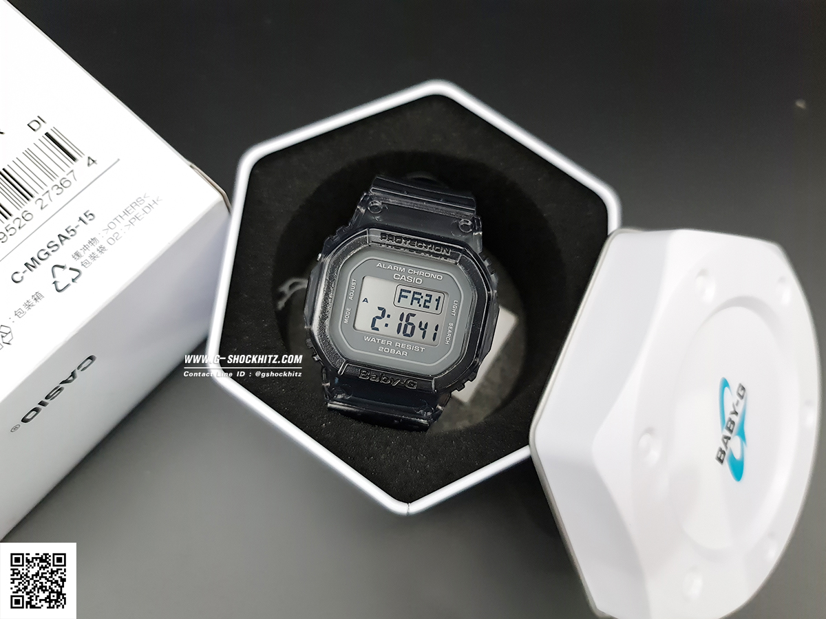 CASIO BABY-G นาฬิกาข้อมือ นาฬิกากันน้ำ นาฬิกาของแท้ ประกันศูนย์ CMG 1 ปี รุ่น BGD-560S-8 นาฬิกาสีดำ