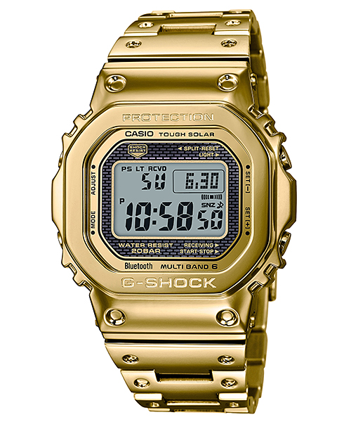 CASIO G-SHOCK นาฬิกาข้อมือ นาฬิกากันน้ำ นาฬิกาของแท้ ประกันศูนย์ CMG 1 ปี รุ่น GMW-B5000TFG-9D นาฬิกาสีทอง