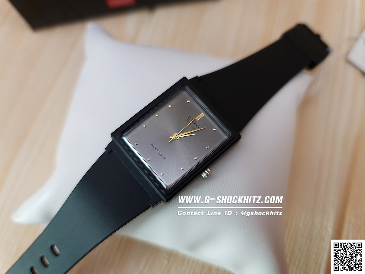 CASIO MID YEAR SALE นาฬิกาคาสิโอ พร้อมส่ง นาฬิกาข้อมือ นาฬิกากันน้ำ นาฬิกาของแท้ BTS ประกันศูนย์ CMG 1 ปี รุ่น MQ-38-8A นาฬิกาสีดำ