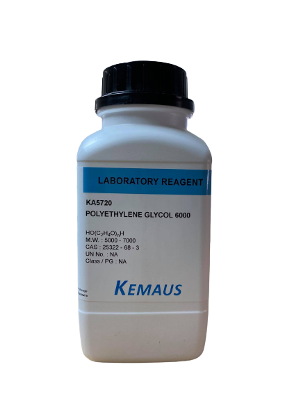 Polyethylene Glycol 6000 ,Lab 500 g. "KemAus"
