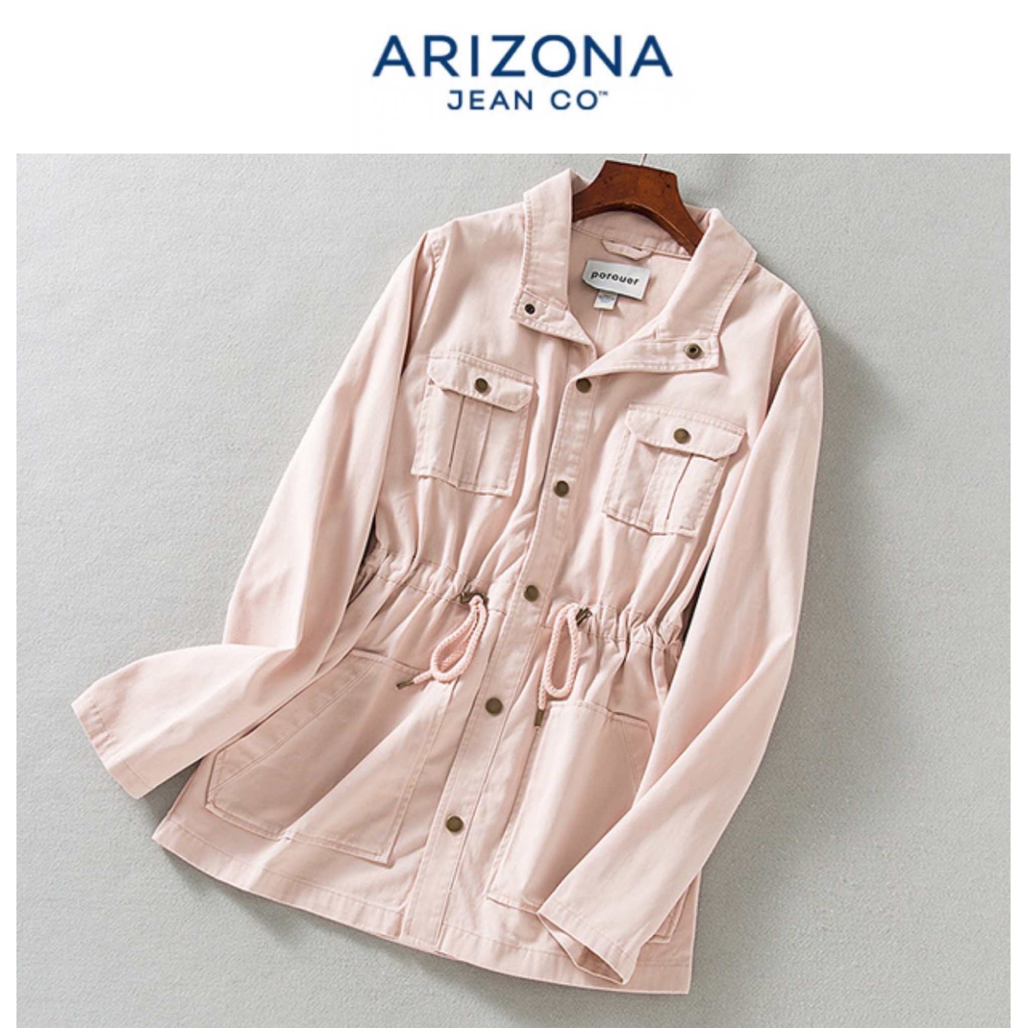 Arizona Jean co เสื้อทหาร เสื้อฮู้ดเขียวทหาร เสื้อนอกแนวทหาร แพทเทินสวย เท่ห์มาก แบรนด์ ARIZONA JEAN CO คะ Size S/M/L/XL สำเนา สำเนา เขียว