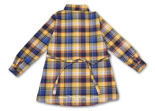 เสื้อเชิ้ตคลุมท้องลายสก็อต มีหลายโทนสี