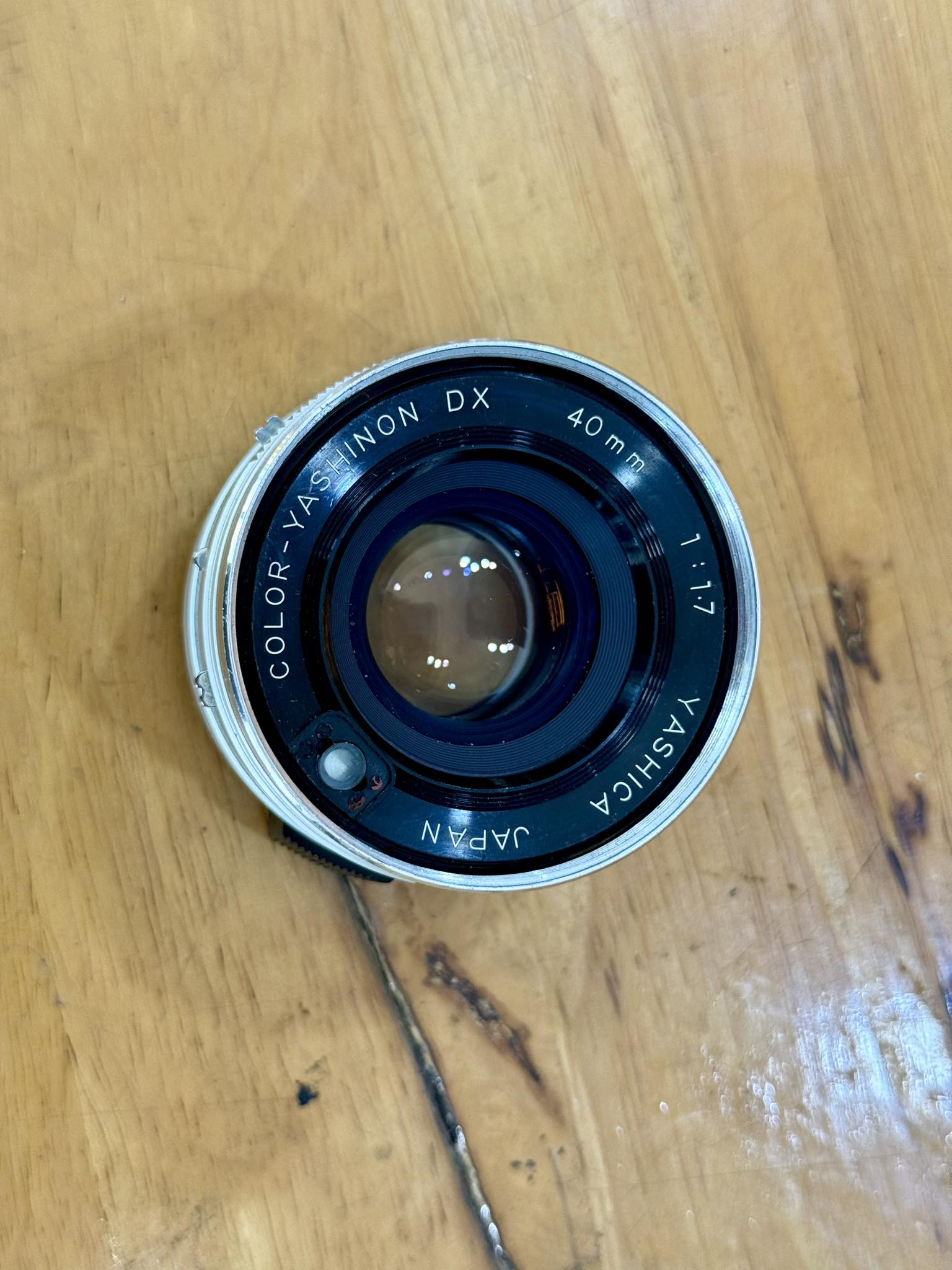YASHICA COLOR YASHINON DX 40MM.F1.7 MODIFIED M39 MOUNT (RF COUNPLING)