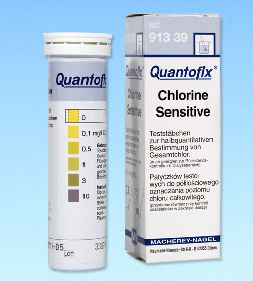 QUANTOFIX® Chlorine Sensitive test strips 91339 กระดาษทดสอบคลอรีนทั้งหมด