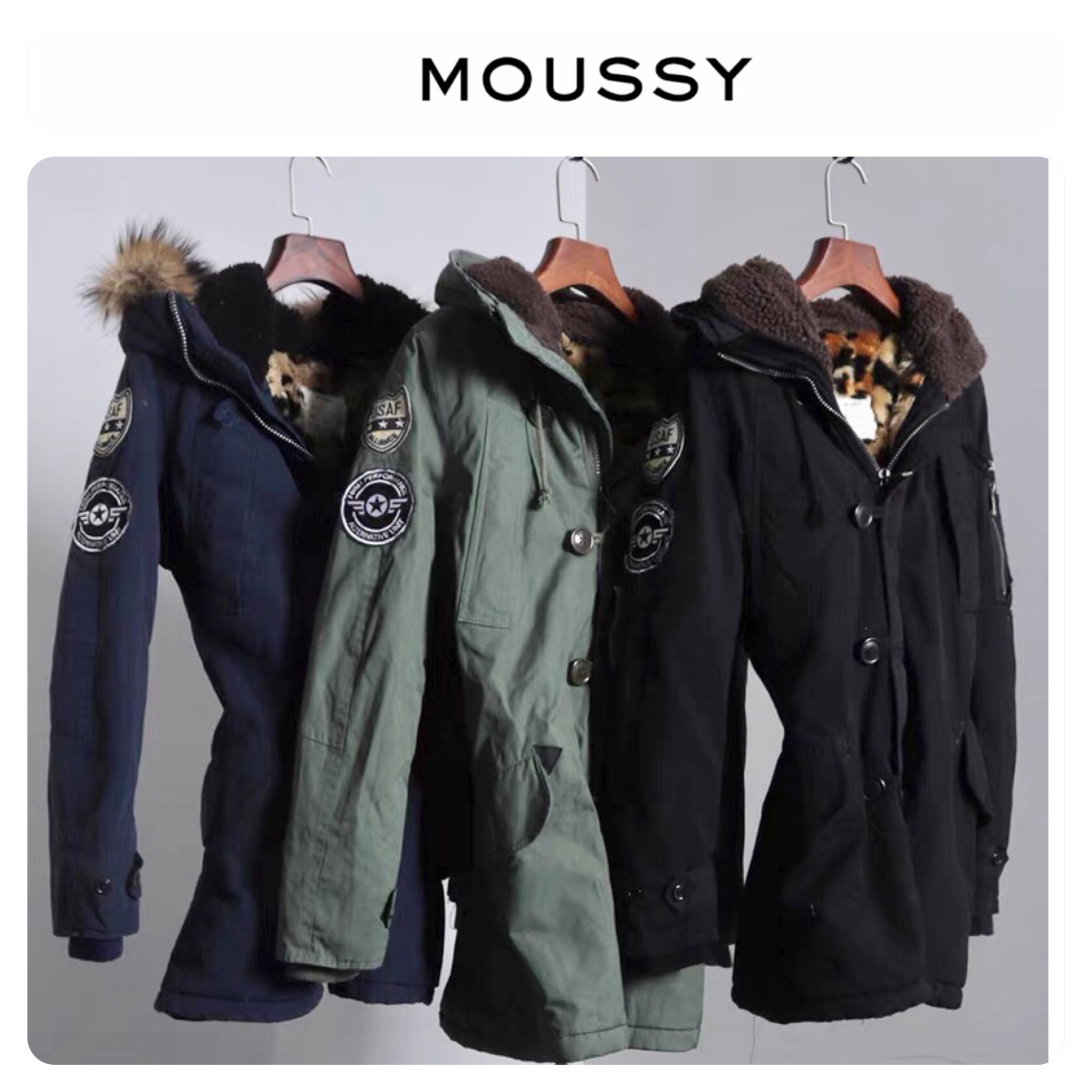 เสื้อกันหนาว ติดฮูท เสื้อcoat แบรนด์ดัง ญี่ปุ่น MOUSSY japan สีฟ้าอ่อน แต่งซับขนอุ่นด้านใน (ขนด้านในถอดใส่ได้ทั้งชิ้นเลยคะ )มีกระดุมSize M/L * ไม่มีขนเฟอร์ปลายหมวกนะคะ* สำเนา สำเนา