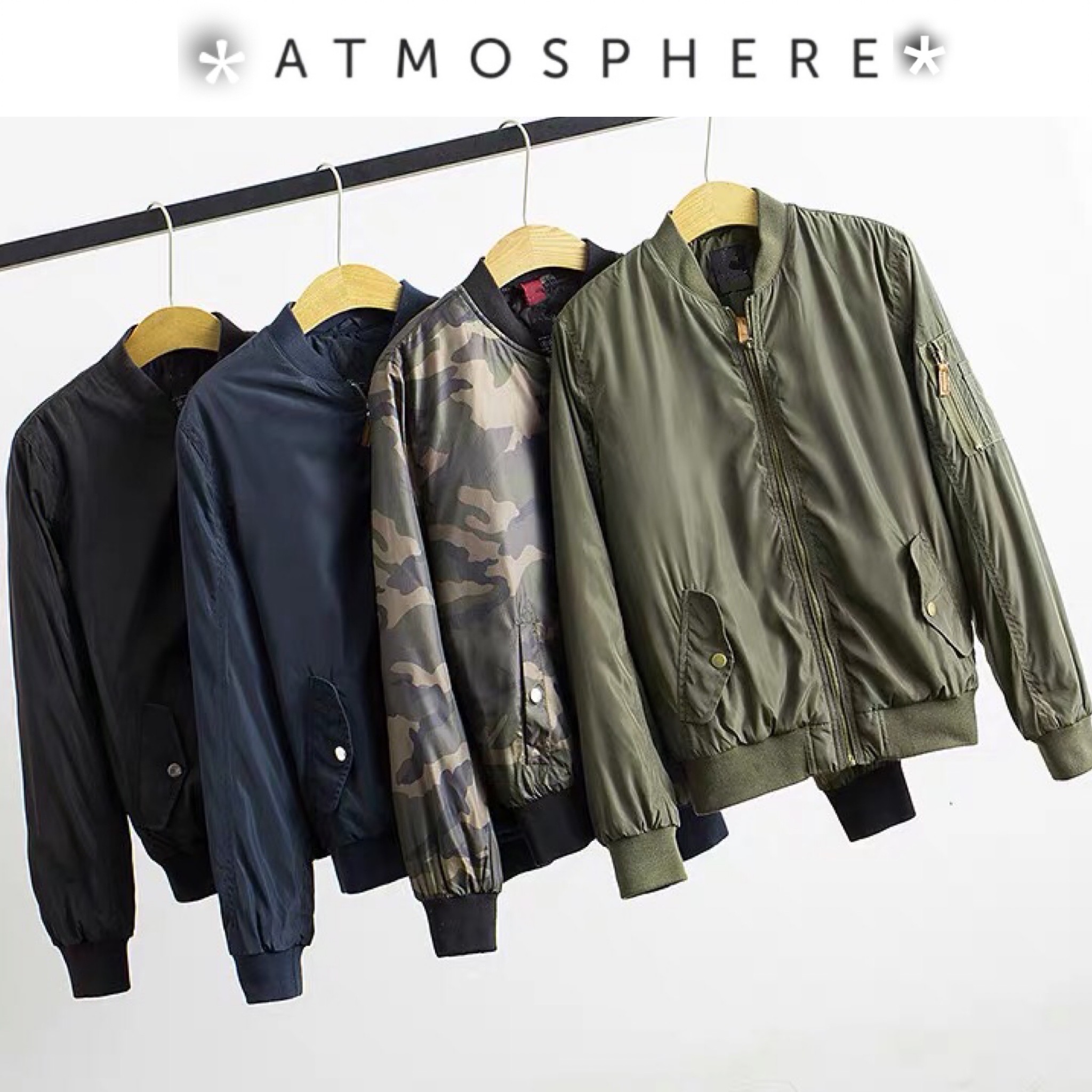Atmosphere เสื้อนอกลายพราง ทหาร เสื้อแจ็คเก็ตลายพราง เสื้อนอก แนวทหาร แพทเทินสวย เท่ห์ มาก คะ สำเนา ลายพราง