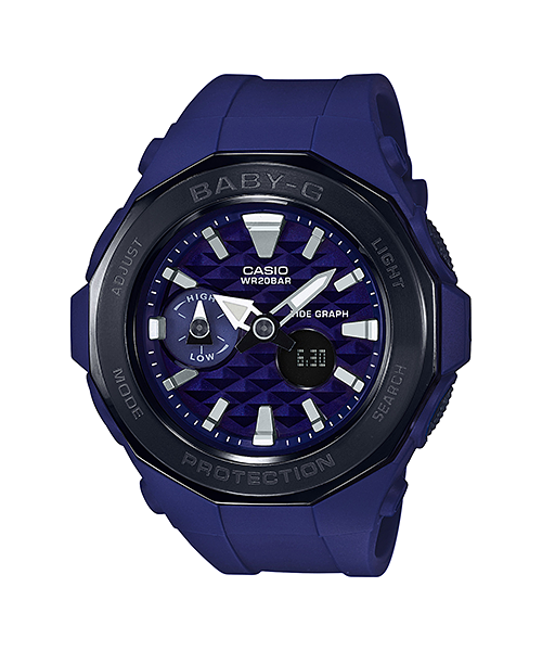 CASIO BABY-G นาฬิกาข้อมือ นาฬิกากันน้ำ นาฬิกาของแท้ ประกันศูนย์ CMG 1 ปี รุ่น BGA-225G-2A นาฬิกาสีน้ำเงิน