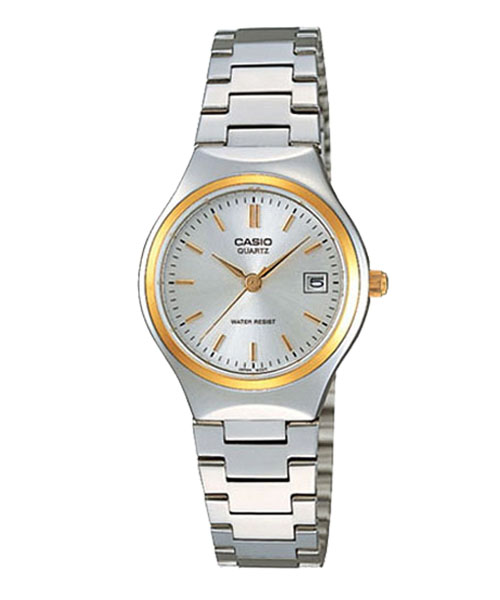 CASIO นาฬิกาคาสิโอ นาฬิกาข้อมือ นาฬิกากันน้ำ นาฬิกาของแท้ ประกันศูนย์ CMG 1 ปี รุ่น LTP-1170G-7A นาฬิกาสีเงิน