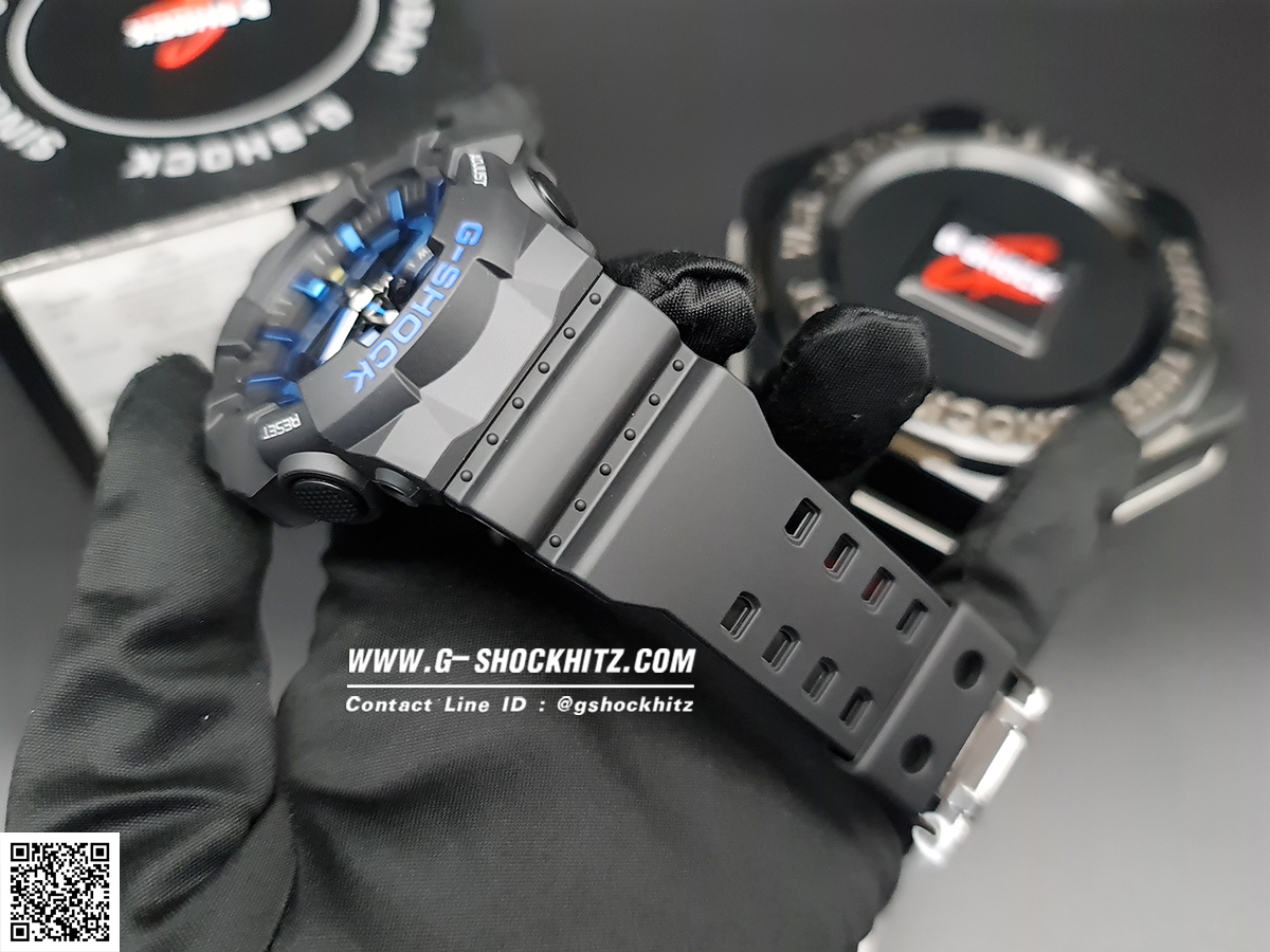 CASIO G-SHOCK นาฬิกาข้อมือ นาฬิกากันน้ำ นาฬิกาของแท้ ประกันศูนย์ CMG 1 ปี รุ่น GA-710-1A2 นาฬิกาสีดำ