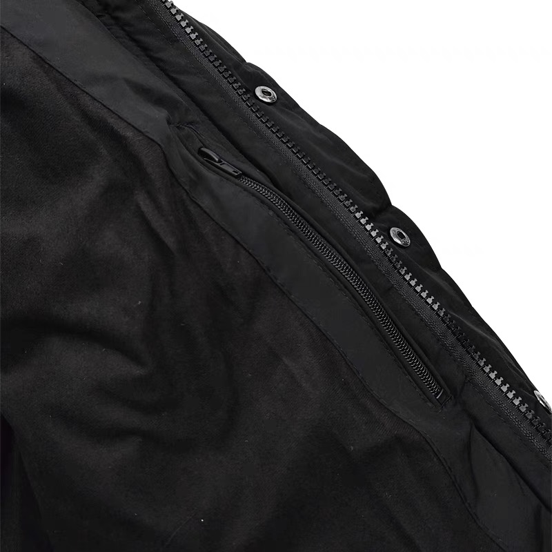 เสื้อกันหนาว เสื้อฮู้ดเฟอร์ บุนวมอุ่น สีขาว แบรนด์ SMOG (padded puffer coat ขาว