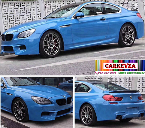 Sticker glossy blue สีน้ำเงิน-เงา 0.15mm(กว้าง152cm)