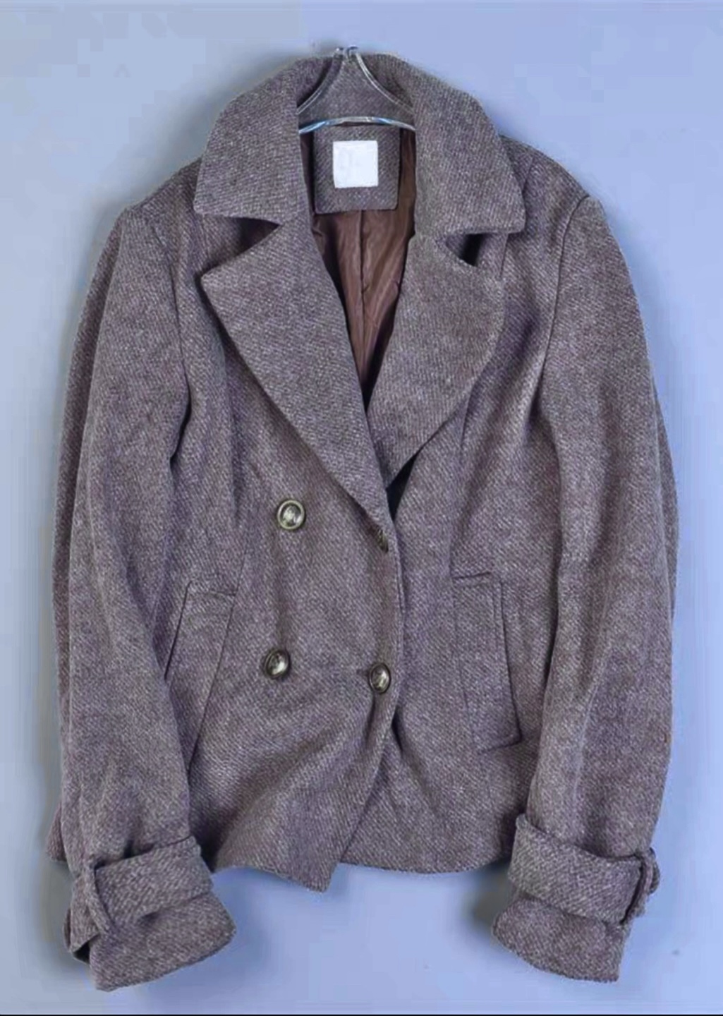Pea coat เสื้อนอก กันหนาว trench coat collar ✨GIADA ✨ (ปกเฟอร์ถอดได้ค่ะ) WY1302