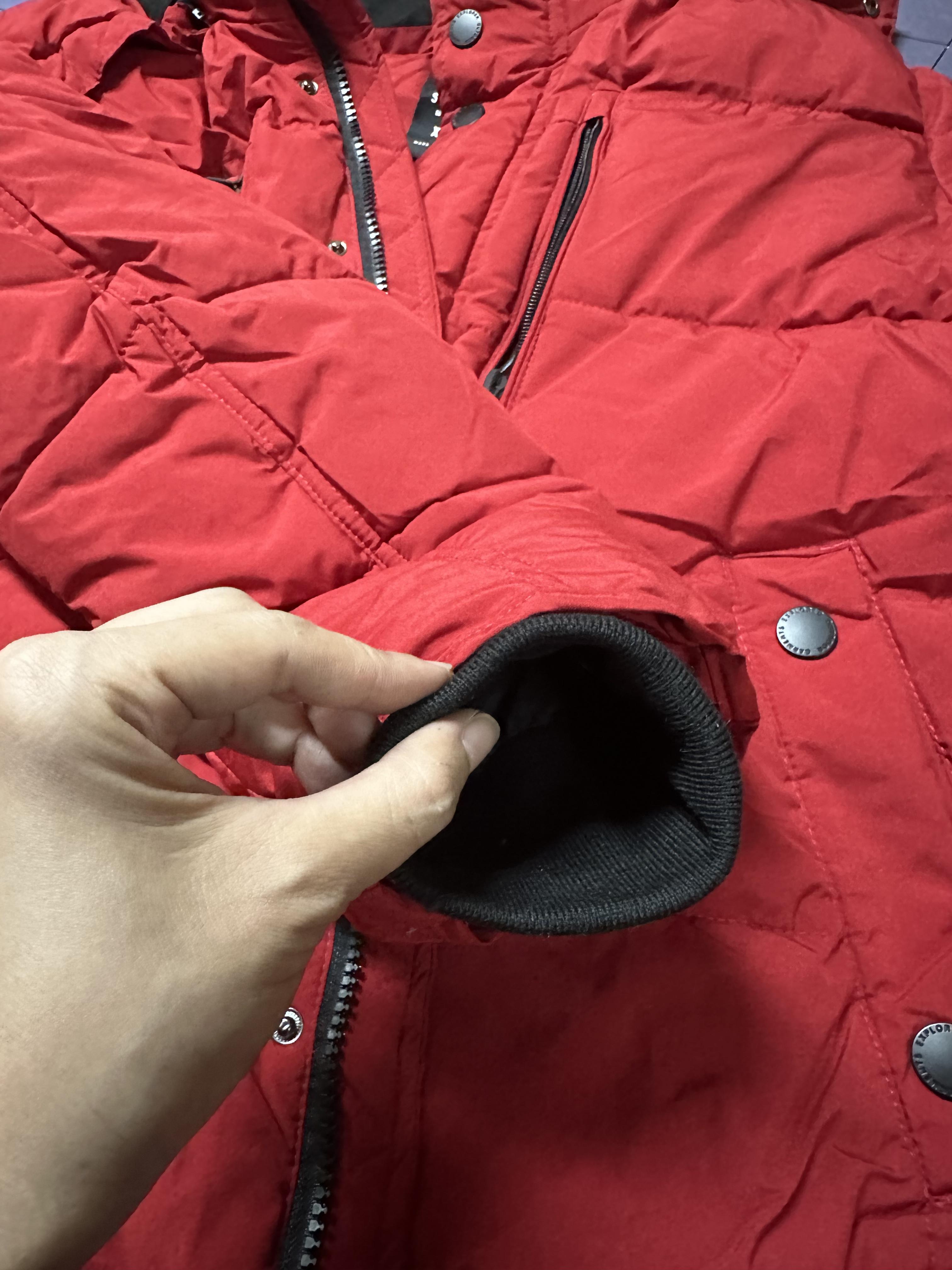 เสื้อกันหนาว เสื้อฮู้ดเฟอร์ บุนวมอุ่น สีขาว แบรนด์ SMOG (padded puffer coat ขาว