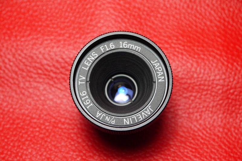 JAVELIN P/N JA 1616 TV LENS 16MM.F1.6 JAPAN