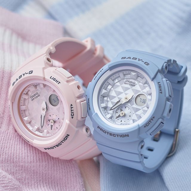 CASIO BABY-G นาฬิกาข้อมือ นาฬิกากันน้ำ นาฬิกาของแท้ ประกันศูนย์ CMG 1 ปี รุ่น BGA-190BE-4A นาฬิกาสีชมพู