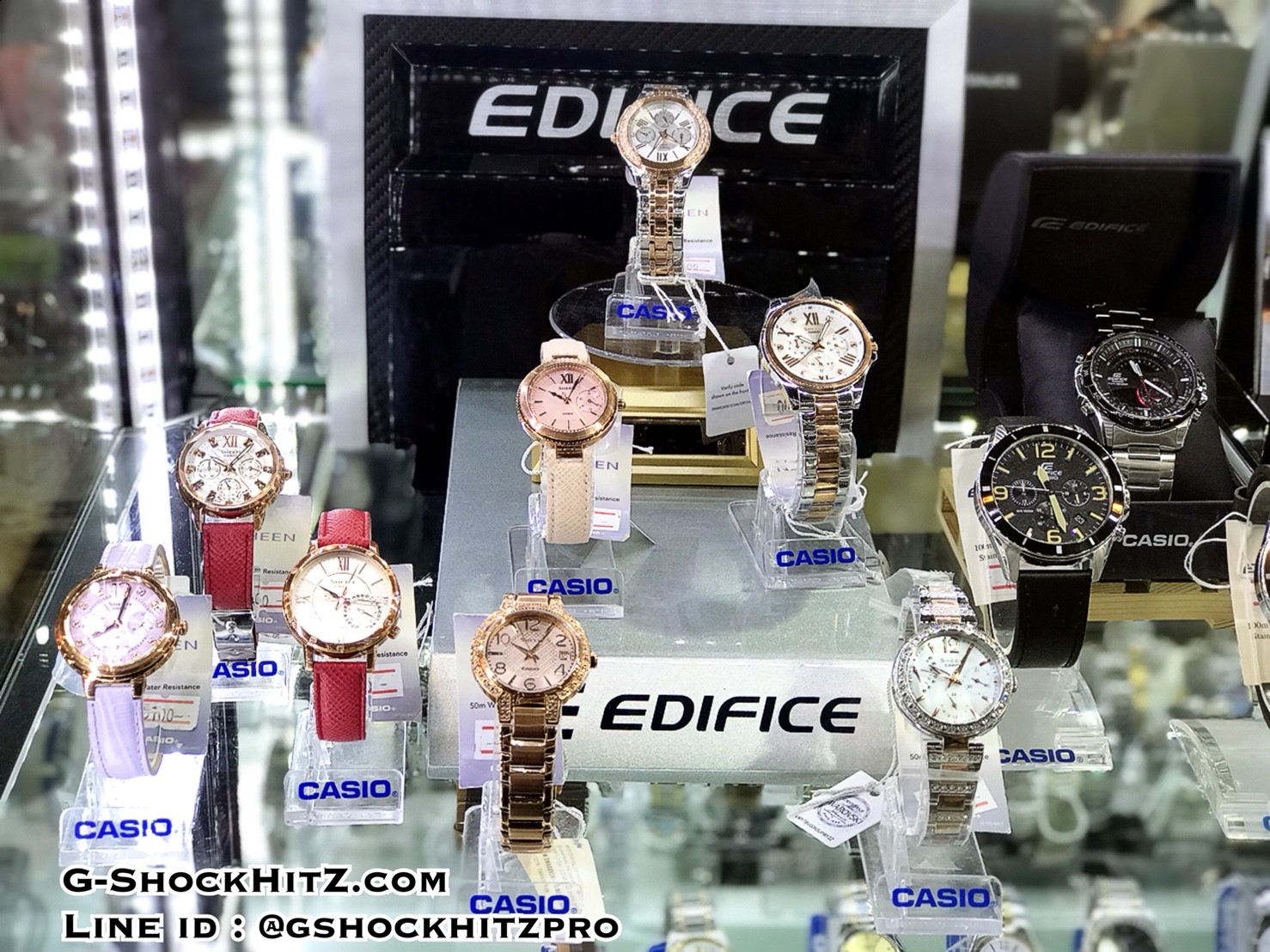 CASIO SHEEN กล่องสุ่ม SHEEN MYSTERY BOX นาฬิกาข้อมือ นาฬิกากันน้ำ นาฬิกาของแท้ ประกันศูนย์ CMG 1 ปี SHEEN สุ่ม