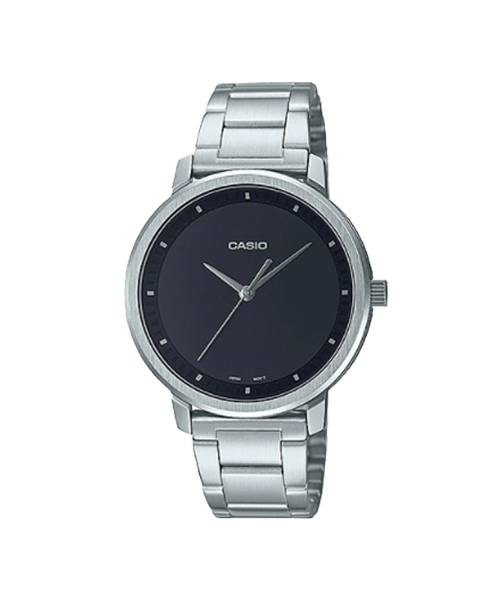 CASIO นาฬิกาคาสิโอ นาฬิกาข้อมือ นาฬิกากันน้ำ นาฬิกาของแท้ ประกันศูนย์ CMG 1 ปี รุ่น LTP-B115D-1E นาฬิกาสีดำ