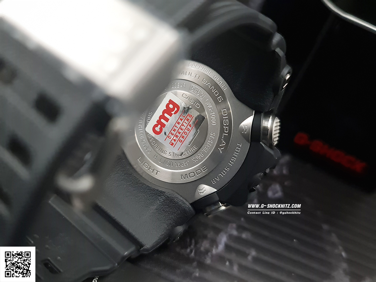 CASIO MID YEAR SALE G-SHOCK นาฬิกาข้อมือ นาฬิกากันน้ำ นาฬิกาของแท้ ประกันศูนย์ CMG 1 ปี รุ่น GWG-1000-1A1 นาฬิกาสีดำ